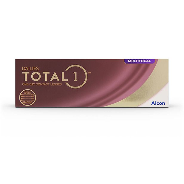 Boîte de lentilles journalières Dailies Total1 Multifocal (30 lentilles)