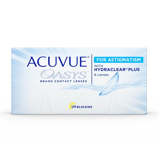 Boîte de lentilles bimensuelles Acuvue Oasys for Astigmatism (6 lentilles)
